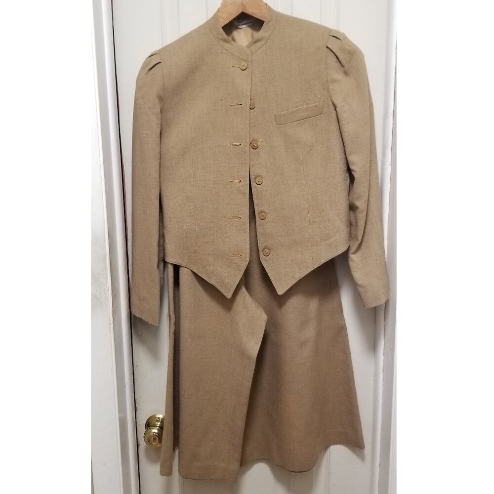 Vintage 80s Liz Claiborne Gaucho-Skirt Suit Size 8?